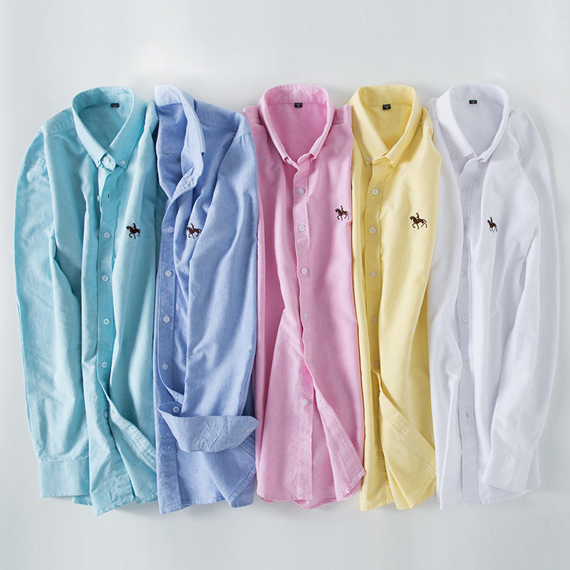 Oxford Cotton Casual Shirt Business - 6XL 100% Baumwolle Oxford Weißes Hemd