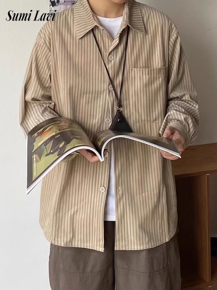 Corduroy Button Up Shirt Men - Stilvolle Herren-Langarm-Cordhemden Frühling Lässige Umlegekragen-Knopfleisten-Cardigan-Oberteile Herren