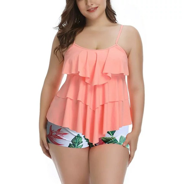 Tankini Damen Bikini Blumenmus – Shorts Bewertung und Preis