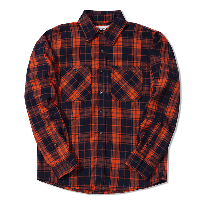 Herbst-Winter-Mode Klassisches – Flannel Plaid Shirt Heavy Weight Bewertung und Preis
