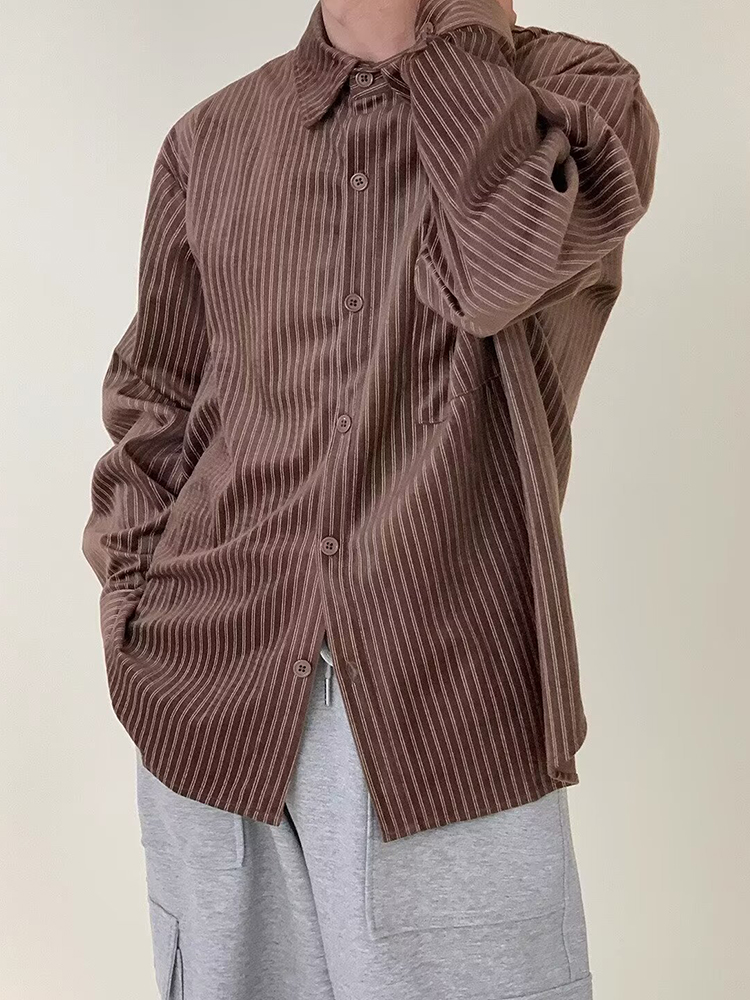 Stilvolle Herren-Langarm-Cordh – Corduroy Button Up Shirt Men Bewertung und Preis