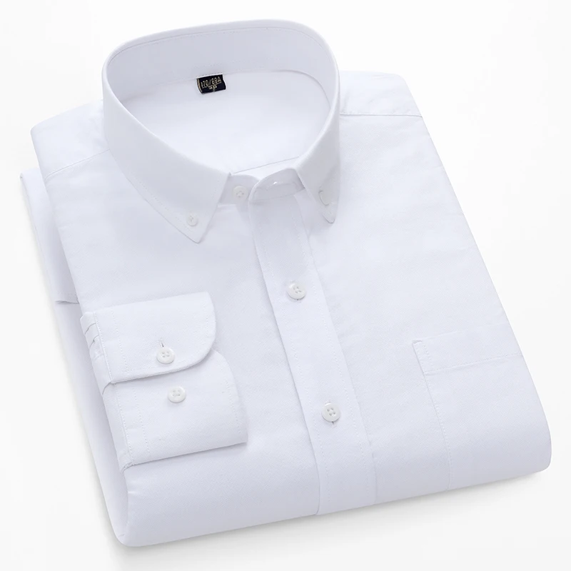 Oxford-Langarmhemden aus 100 % – Oxford Cotton Casual Shirt Business Bewertung und Preis