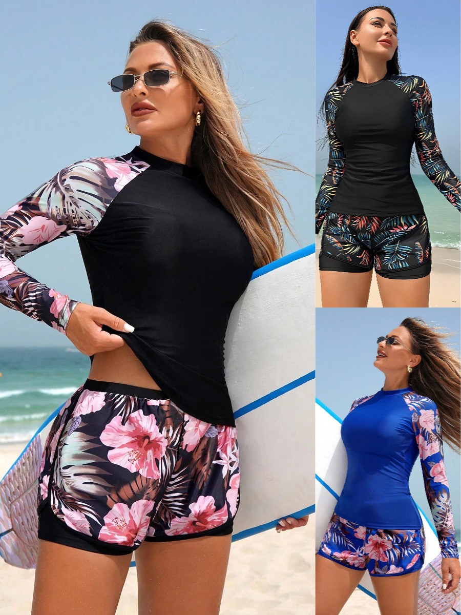 Y2k Tankini Damen Langarm Crop – Shorts Bewertung und Preis
