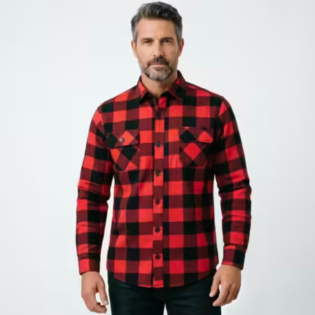 2026 Herbst- und Winter-Langar – Flannel Plaid Shirt Heavy Weight Bewertung und Preis