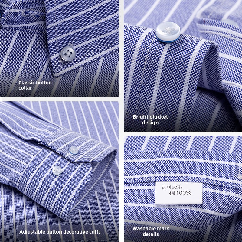 100% Baumwolle Atmungsaktiv Mä – Oxford Cotton Casual Shirt Business Bewertung und Preis