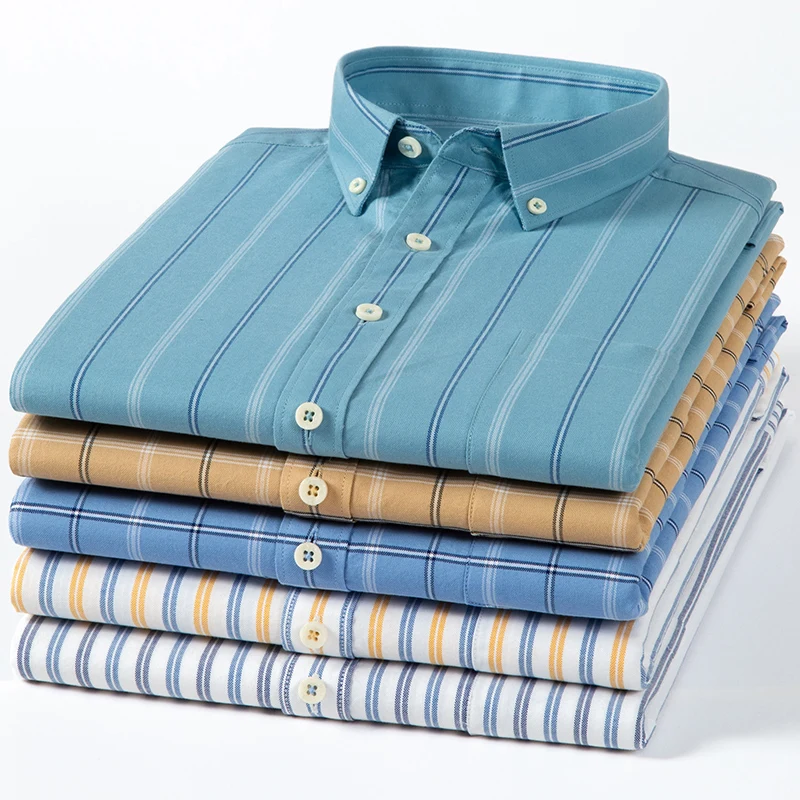 2023 neue reine Baumwolle Oxfo – Oxford Cotton Casual Shirt Business Bewertung und Preis