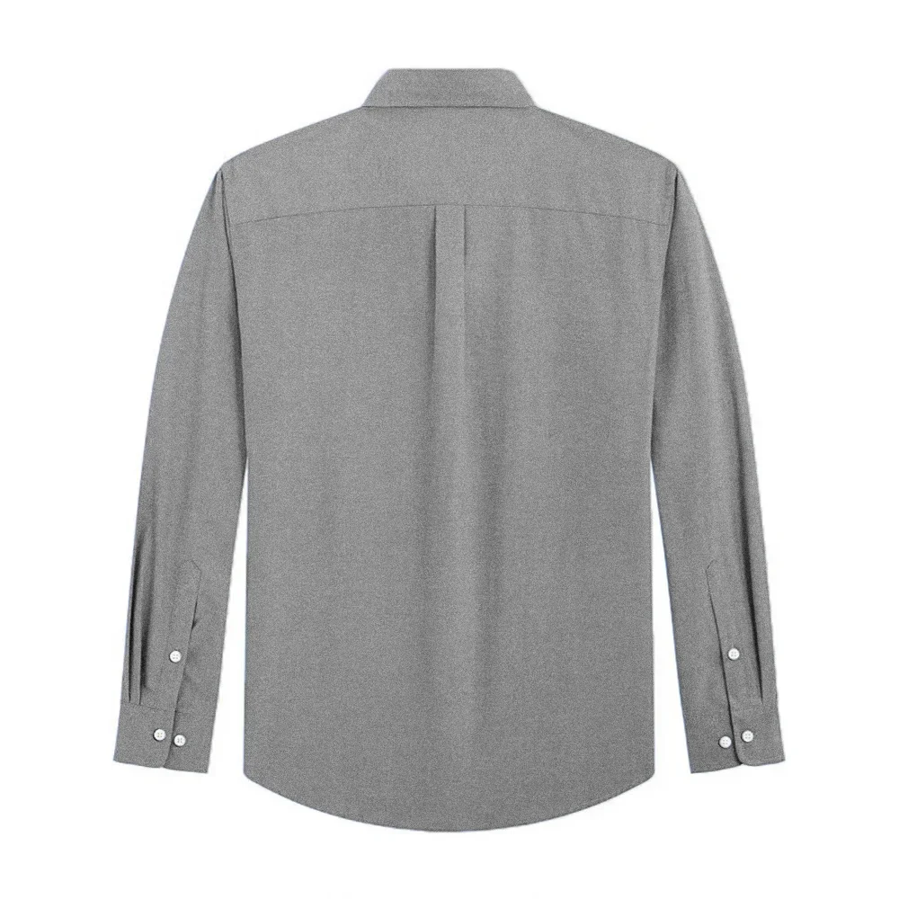 Herren-Langarmhemden, einfarbi – Oxford Cotton Casual Shirt Business Bewertung und Preis